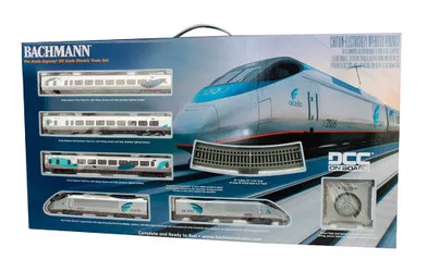 01205 HO Scale Bachmann Amtrak Acela Express Train Set