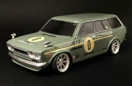 1/10 Body Shell Datsun 510 Wagon Body200mm *Clear*
