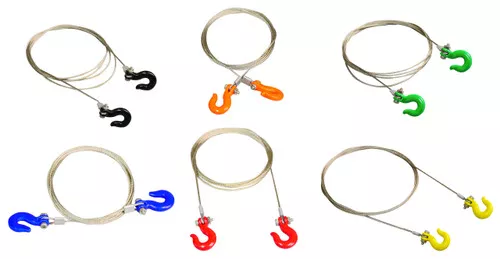 1/10 Scale Metal SILVER WIRE W/ Hooks 32"