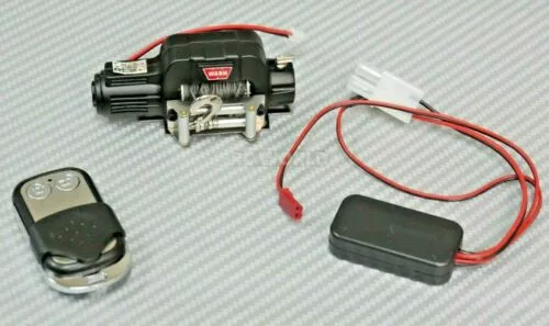 1/10 Scale WARN Metal Winch W/ Wireless Controller BLACK