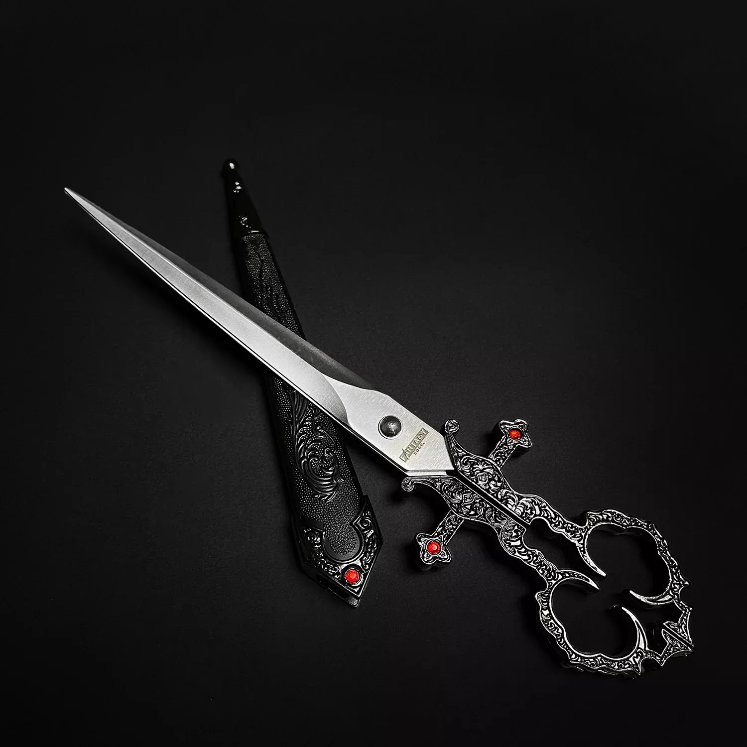 10 1/4″ Black Bodice Scissors Dagger