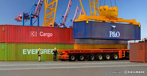 10922 – 40′ Containers – 6pc (HO Scale)