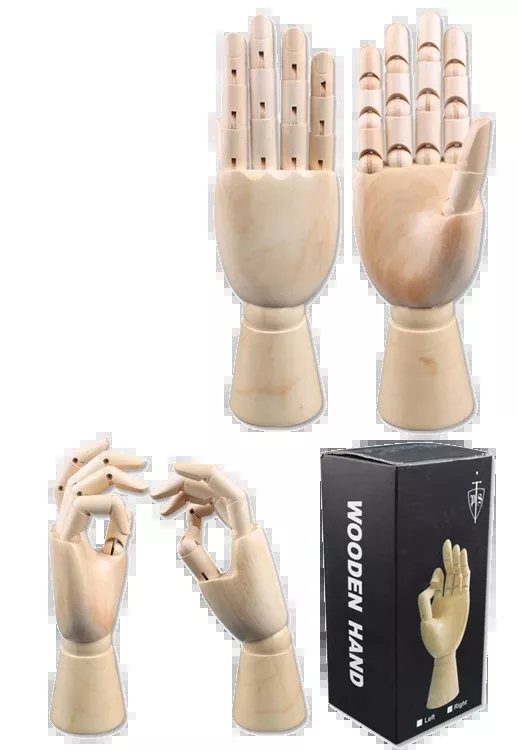 11″ Right hand shape knife, sword, jewelry holder