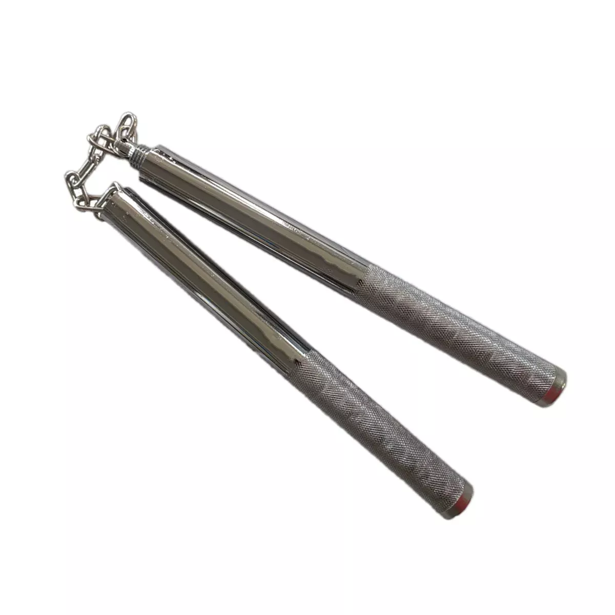 12" Metal Nunchaku with Metal Chain