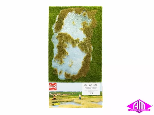 1312 – Lake with Grass and Reed Shoreline