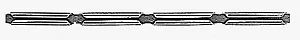 170ATLASUniversal Rail Joiners -- Nickel-Silver (for Code 100 or Code 83 Rail)pkg(48)(HO Scales)Part #150-170