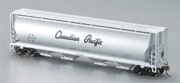 19142 Bachmann HO 4-Bay Grain Hopper Canadian Pacific Silver