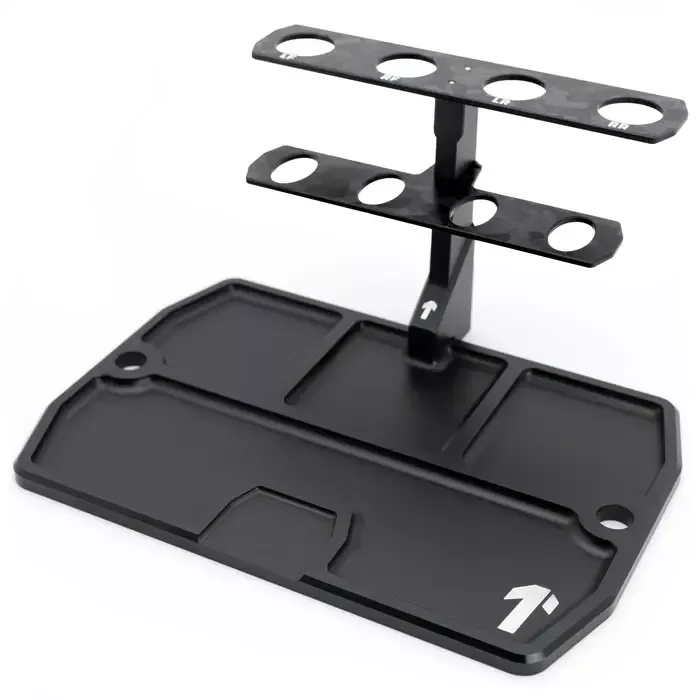 1UP160111Pit Tray with Shock Stands (1UP Racing)