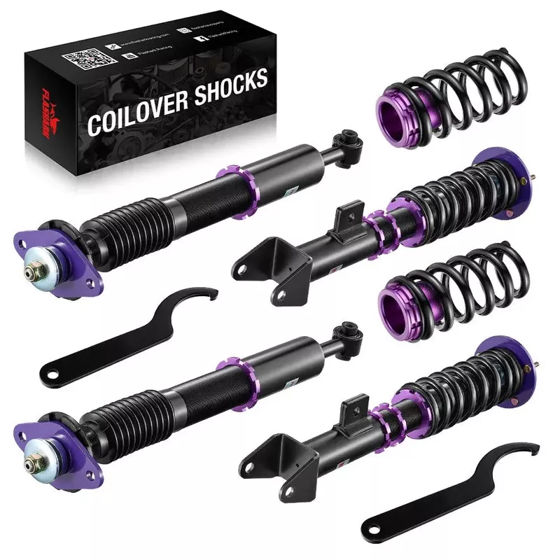 For 2011-2022 Dodge Charger / Challenger RWD Coilover Shock Absorbers Struts 4PCS