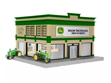 2429010 O Scale Lionel John Deere Showroom