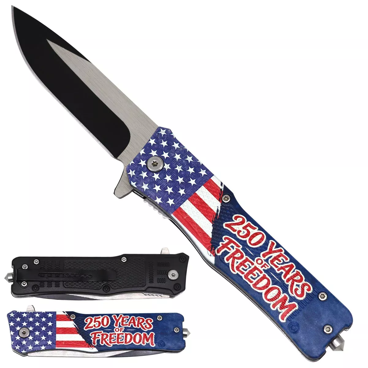 250 Years of Freedom Spring Assisted Pocket Knife