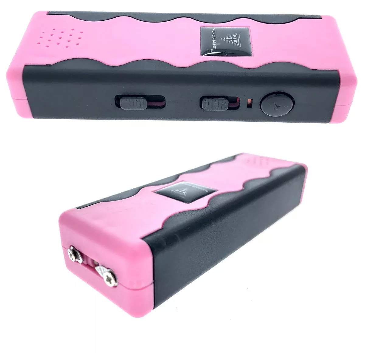 5 1/2″ Black & Pink Stun Gun with LED Light