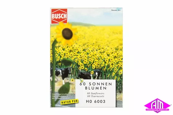 6003 – Sunflower Field 60pc (HO Scale)