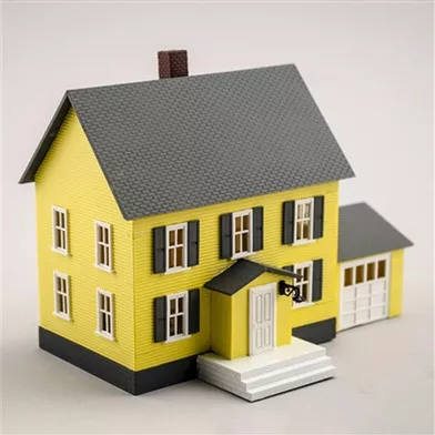 777M HO Scale Model Power Bernson's House Built-Up