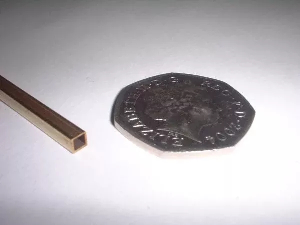 8151 KS Metals Square Brass Tube