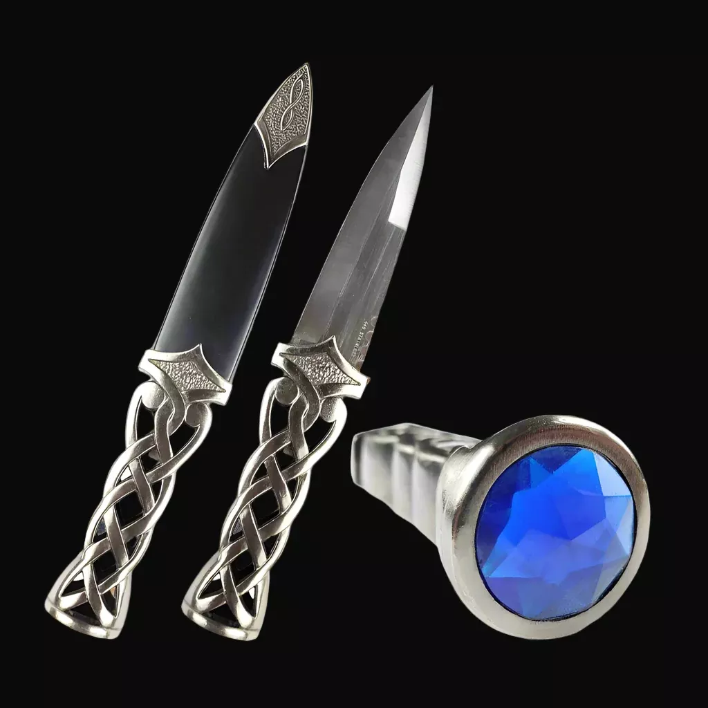9″ Blue Scottish Dirk Dagger