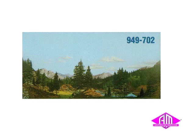 949-702 – Background Scene “Tall Timber” (HO Scale)