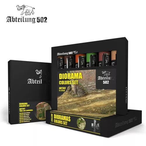 Abteilung502 DIORAMA Paint Set Oil Base