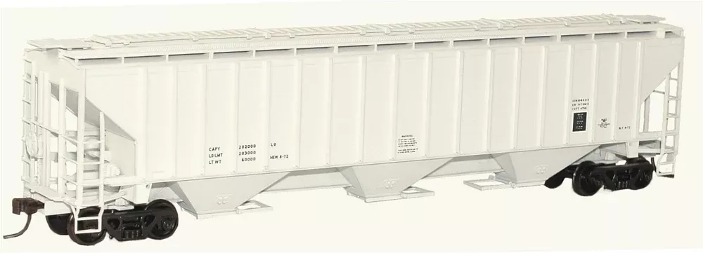 Accurail H.O. Scale 6593 Data Only - White Built 1972