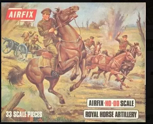 AirFix HO Scale S31-69 WWI RH Artillery Figures Model Set