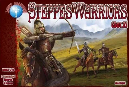 Alliance Figures 72052 1/72 Steppes Warriors Set #2 Figures (12 Mtd)