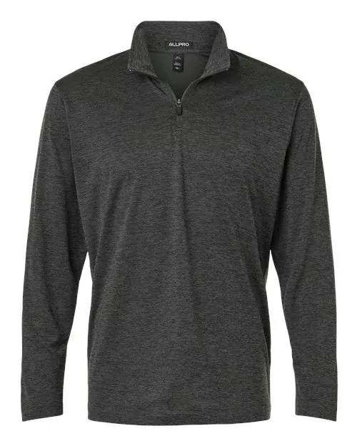 AllPro 4HM700 Performance Mélange Quarter-Zip Pullover
