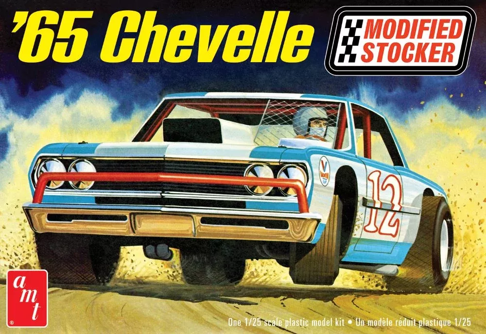 AMT Models 1177 1/25 1965 Chevelle Modified Stocker Race Car