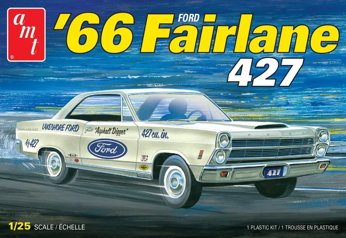 AMT Models 1263 1/25 1966 Ford Fairlane 427