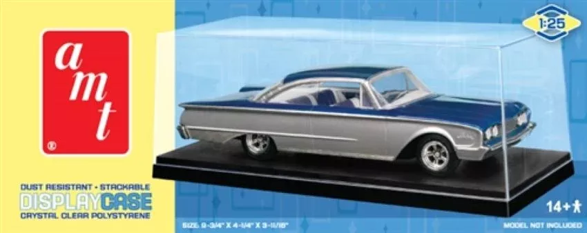 AMT Models 600 1/25 Auto Display Showcase Black Base