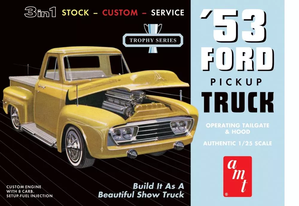 AMT Models 882 1/25 1953 Ford Pickup Truck