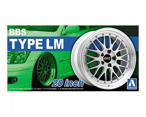 Aoshima 1/24 BBS LM 20" INCH Model Wheel Set