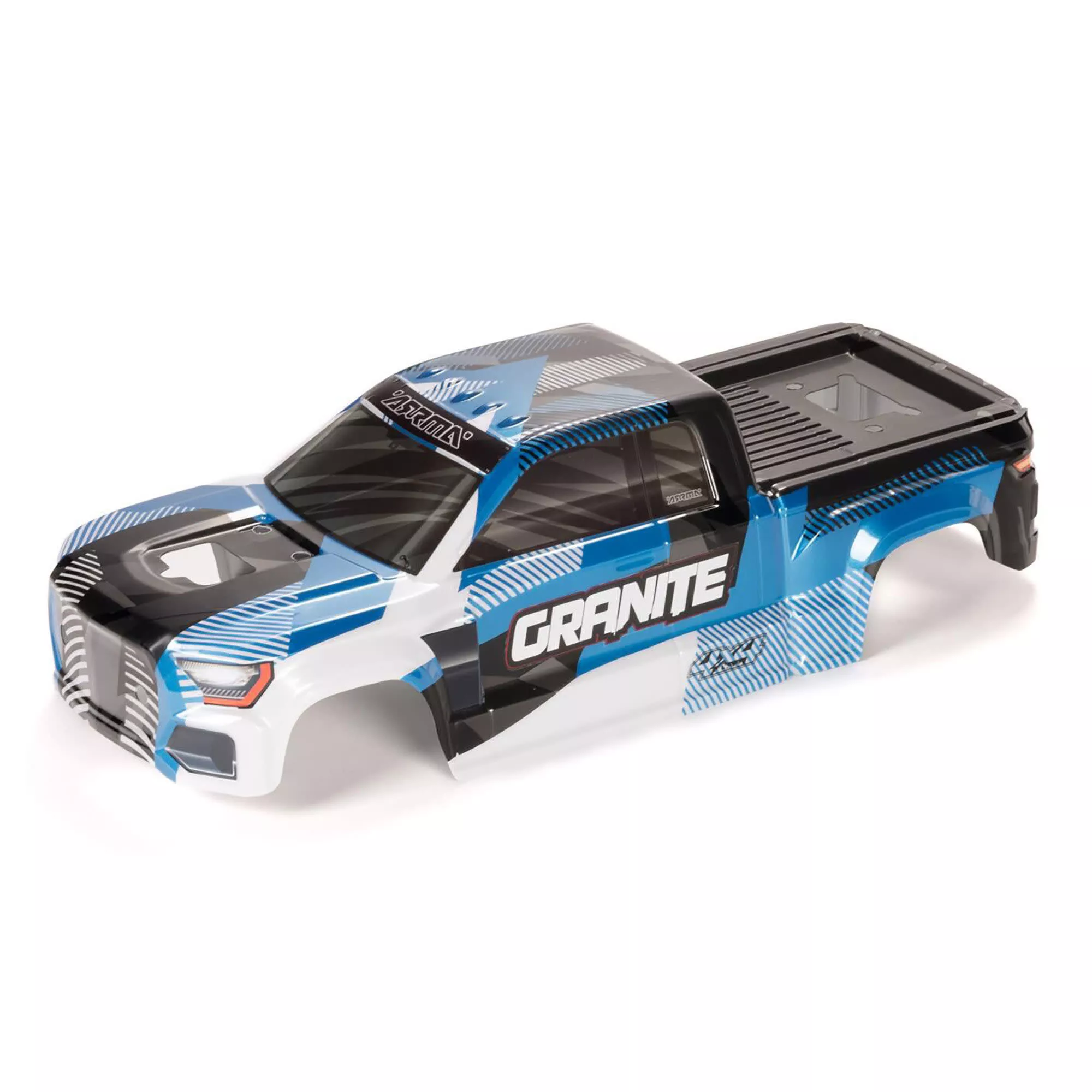 ARA-1621GRANITE Clipless Painted Decaled Trimmed Body, Blue (Arrma)
