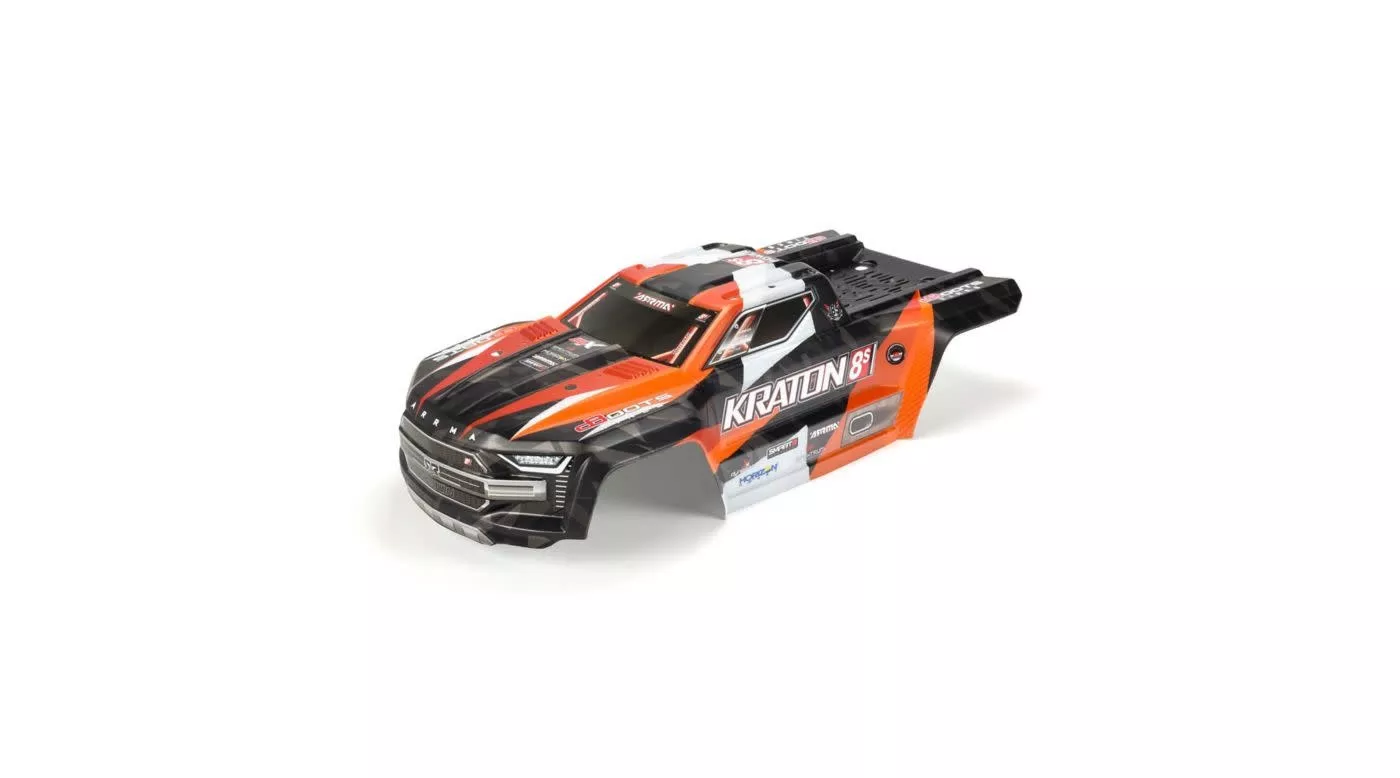 ARA409007Orange Kraton 8S Pre-Painted Body (Arrma)