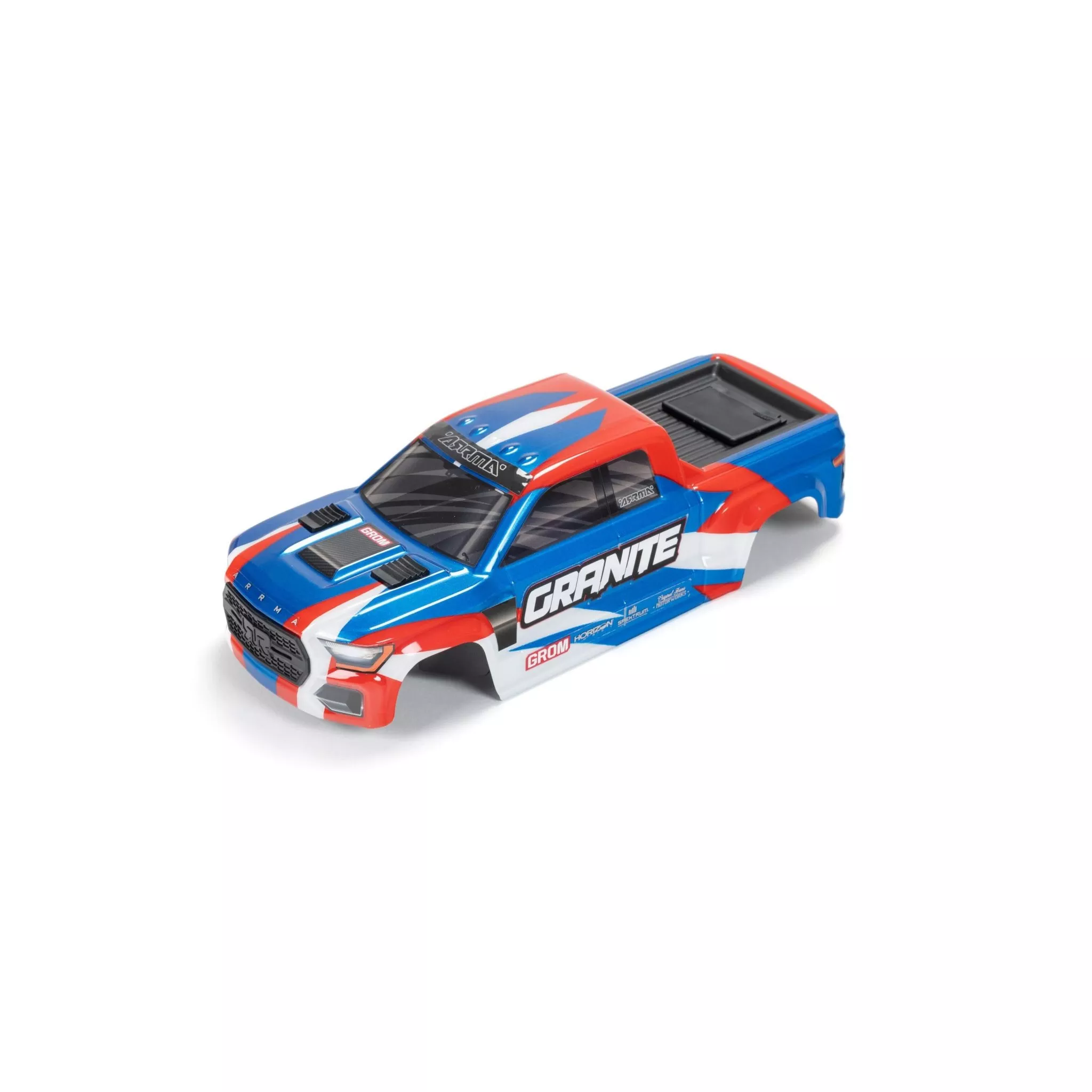 ARA412001 (Blue/Red) Granite GROM Body (Arrma)