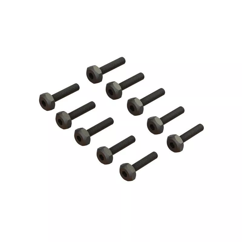 ARA702019 M2.5x12mm 5.5mm Hex Head (10) Nascar (Arrma)