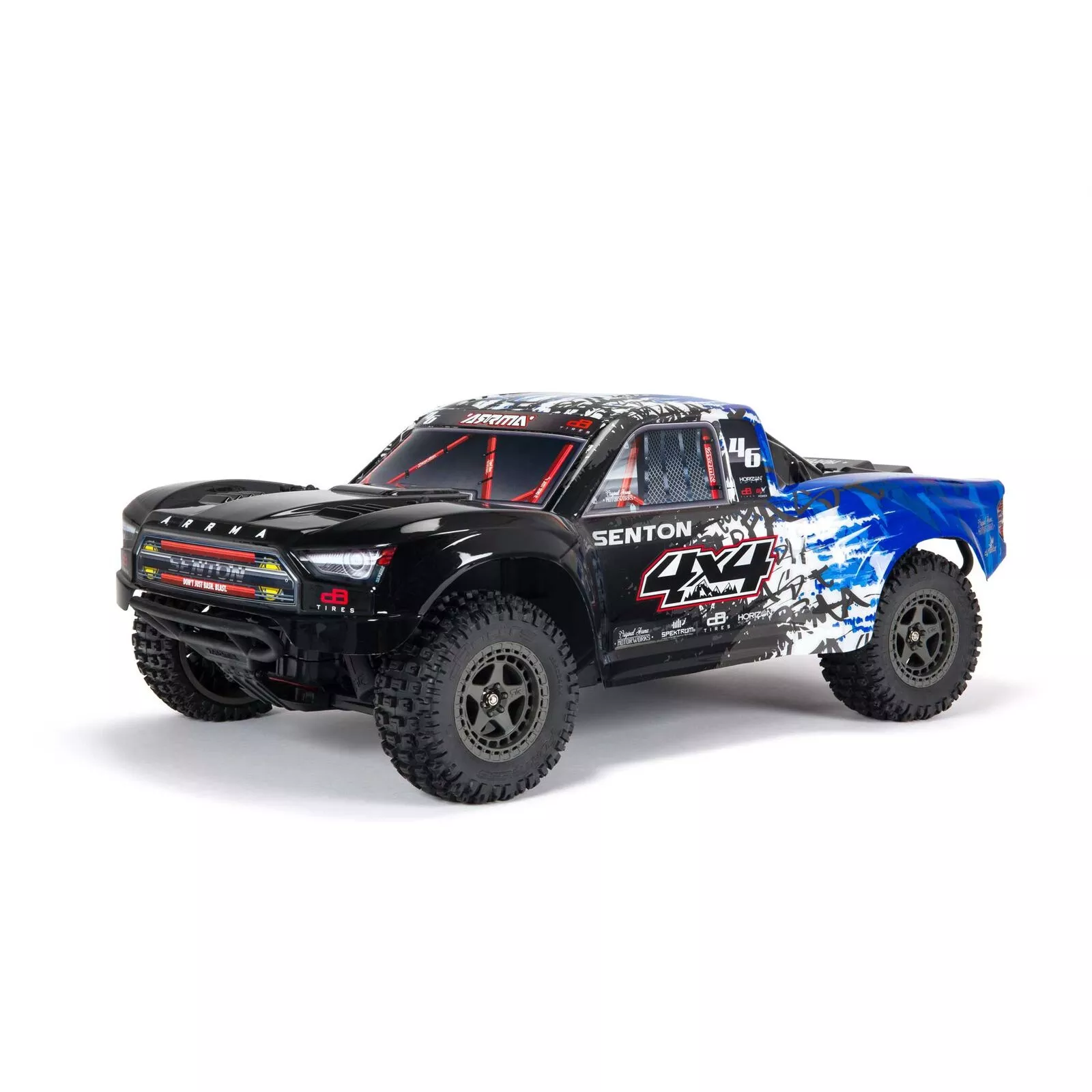 ARAC33381/10 Clear Body with Decals: SENTON 4x4 (Arrma)