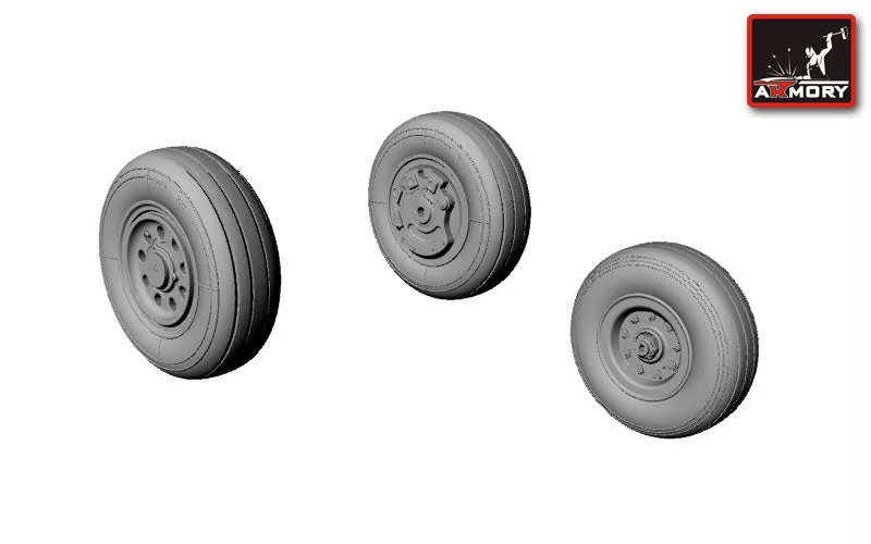 Armory ARAW48302 1:48 Lockheed-Martin F-35A Lightning-II wheels