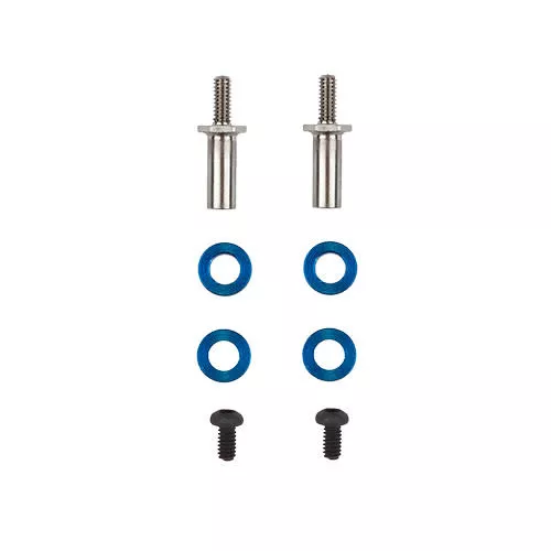 ASC21637RC28R FT Adjustable Front Axles, Titanium (Team Associated)