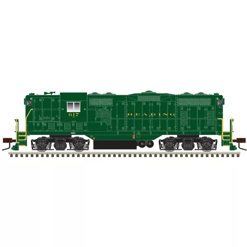 Atlas 10003970 HO GP7 GOLD READING 617 (PULLMAN GREEN)