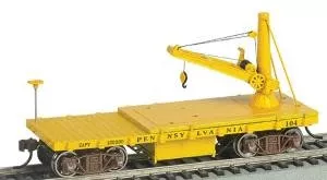 Bachmann 16418 HO OT MoW Derrick Car PRR Line