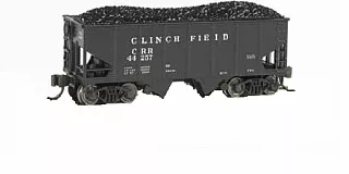 Bachmann 19554 2 Bay Hopper Clinchfield #44257 N Scale