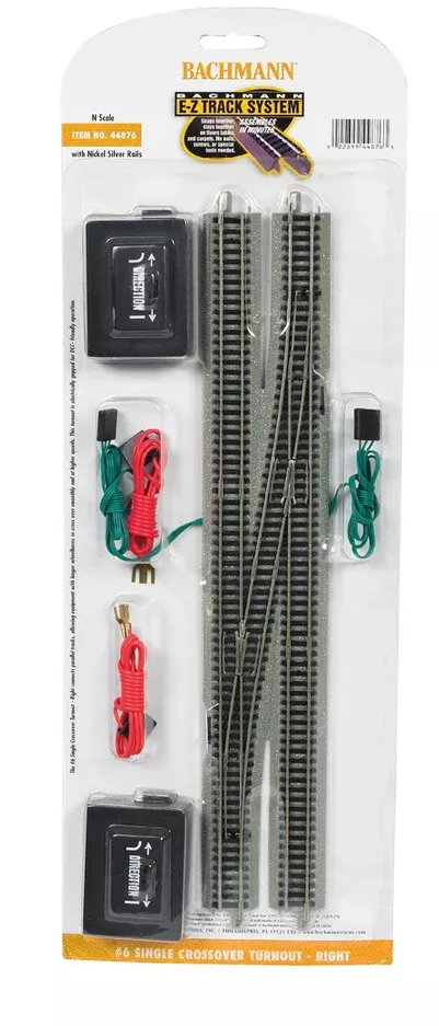 Bachmann 44876 #6 CROSSOVER RH, N Scale