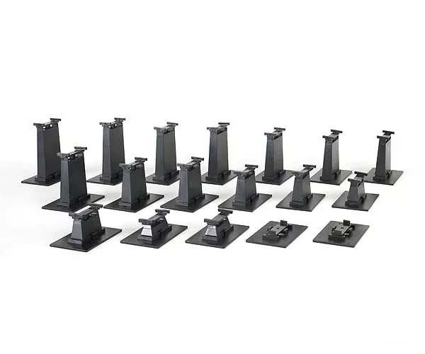 Bachmann HO 44595 Graduated Pier Set - E-Z Track(R) - 18 Pieces