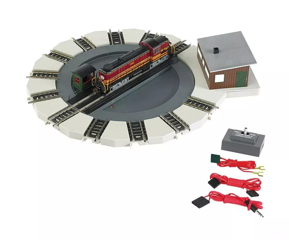 Bachmann N 46799 Motorized Turntable - E-Z Track(R) - Kit - 7-1/2" 19.1cm Diameter, 5-1/2" 14cm Bridge