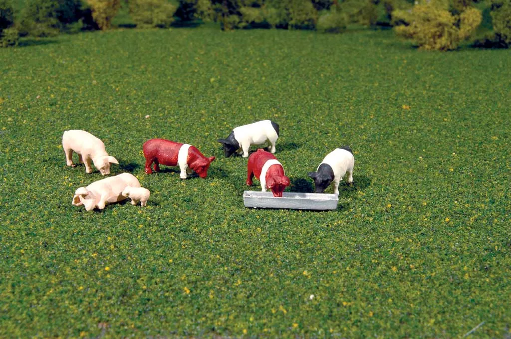 Bachmann SceneScapes O 33168 Pigs (6)