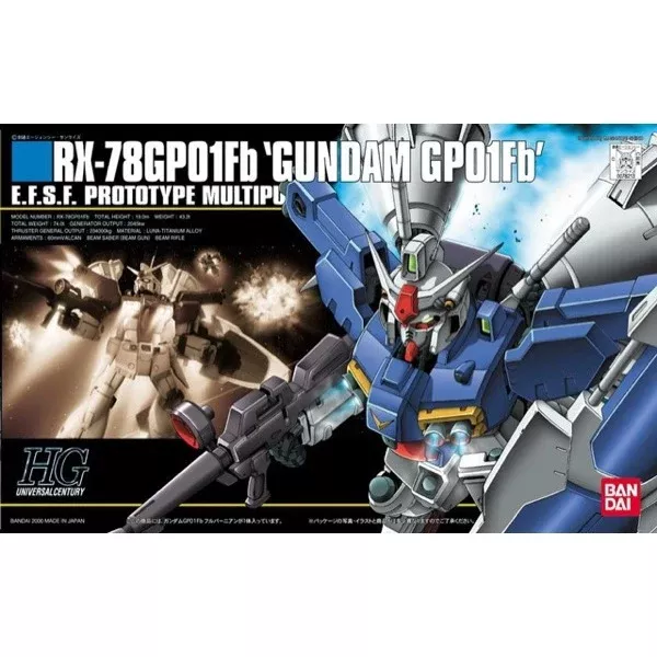 Bandai HG 1/144 Gundam GP01Fb