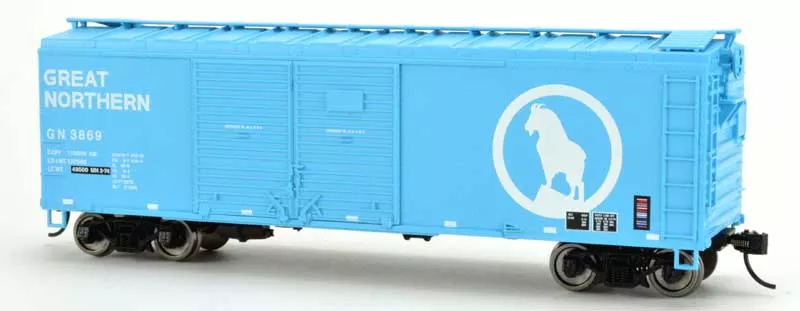 Bowser HO Scale 42852 40ft Box Great Northern 3869