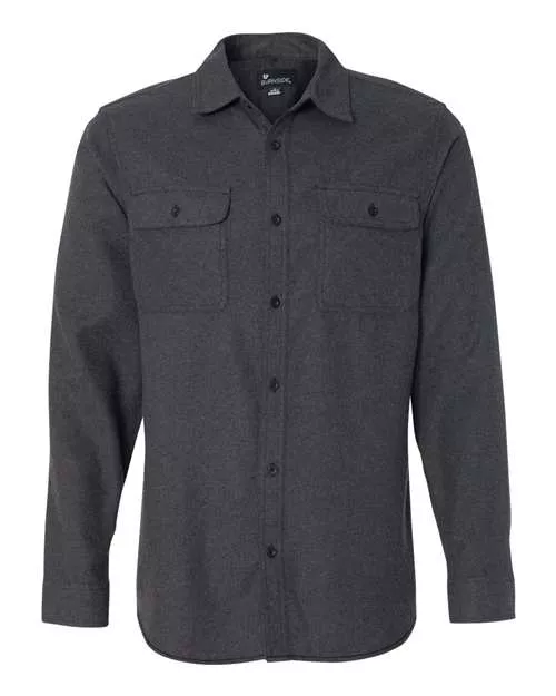 Burnside BU8200 Men’s Solid Flannel Shirt