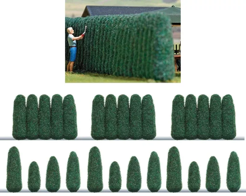 Busch HO Assorted Shrubs | HO Scale Scenery
