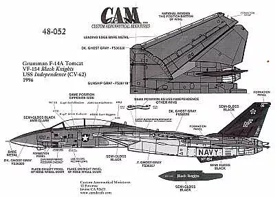 CAM CAM48052 1:48 Grumman F-14A Tomcat